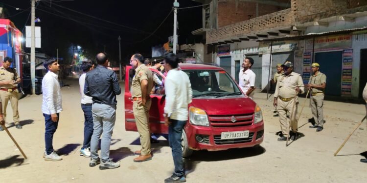 पुलिस ने चलाया वाहन चेकिंग अभियान, वाहन चालकों में मचा रहा हड़कम्प