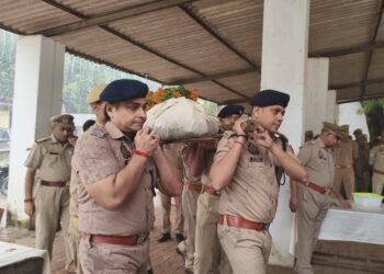 ड्युटी के दौरान हार्ट अटैक होने से प्रधान आरक्षी की मौत