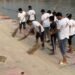 राष्ट्रवादी नौजवान सभा के सदस्यों ने घाटों की की सफाई