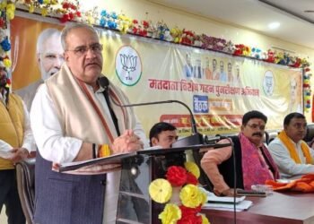 विपक्ष SIR को लेकर फैला रहा भ्रम भाजपा का संकल्प, पात्र मतदाता का नाम सूची से न कटे : भूपेंद्र