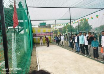 क्रिकेट अकादमी के ज़रिए ग्रामीण युवकों की प्रतिभा निखरेगी_ज्वाइंट मजिस्ट्रेट