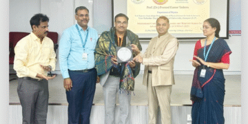 प्रो. प्रमोद कुमार यादव को  मिला अल्ट्रासोनिक सोसायटी ऑफ इंडिया का प्रतिष्ठित “डॉ. एस. पार्थसारथी मेमोरियल अवार्ड” 