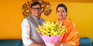 भाजपा महापौर रितु तावड़े का कृपाशंकर ने किया सम्मान