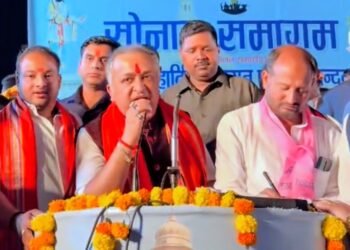 लखनऊ में राजनैतिक भागीदारी को लेकर जमकर गरजे विनीत सेठ