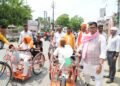 मुख्यमंत्री के जन्मदिन पर परिश्रम संस्था ने वितरित किया साइकिल ट्राइसाइकिल