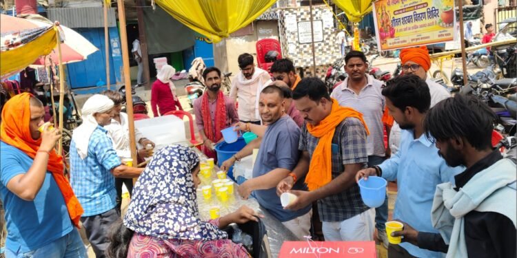 प्यासे को पानी पिलाना सबसे पुनीत कार्य: चन्द्रशेखर निषाद
