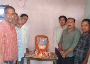 पूर्व प्रधानाध्यापक स्व राधे मोहन मिश्र की मनाई गई पांचवीं पुण्यतिथि