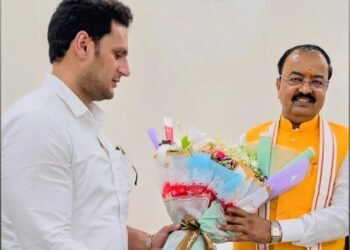 उपमुख्यमंत्री से मिले भाजपा नेता मुकेश सिंह राजपूत, डोभी के विकास पर हुई चर्चा