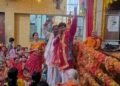 आशीष पाठक अमृत के भजनों पर झूमी मातृशक्तियाँ